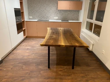 Стол Обсидиан из ореха 90х120 фото 3