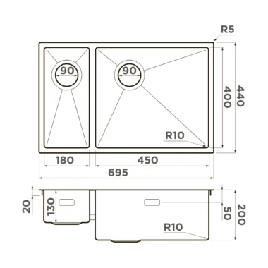 Taki 69-2-U-IF Side-R in фото 4